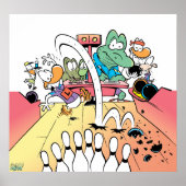 Sumpf 1 Button Bowling Poster (Vorne)