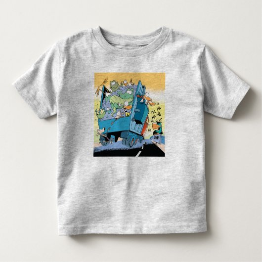 Sumpf-Abfall-LKW-Kleinkind-T - Shirt (Vorderseite)