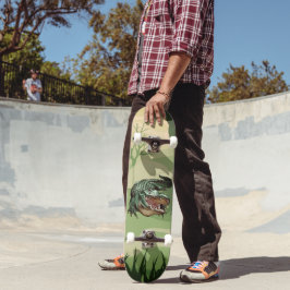 Sumpf-Alligator Skateboard