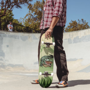Sumpf-Alligator Skateboard
