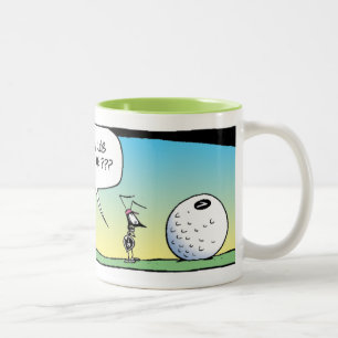 Sumpf-Ameisen-Golf-Verein-Tasse Zweifarbige Tasse
