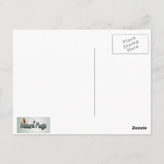 Sumpf auf lila Postkarte (Rückseite)