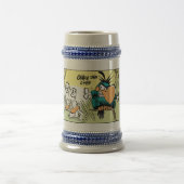 Sumpf Bludgerigar Comic-Bier Stein Bierglas (Mittel)