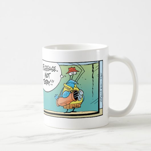 Sumpf-Bob die Panzerkrebs-Golf-TagesTasse Kaffeetasse (Rechts)