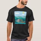 Sumpf-BootsfahrtAirBoat T-Shirt (Vorderseite)