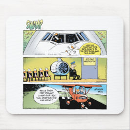 Sumpf-Cartoon-Luftfahrt Mousepad