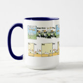 Sumpf-Cartoon-Zusammenstellung Tasse (Links)