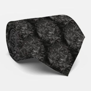 Sumpf Dogwood Neck Tie - Dunkle Kohle Krawatte