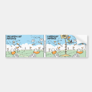 Sumpf duckt Luftraum-Muster Autoaufkleber