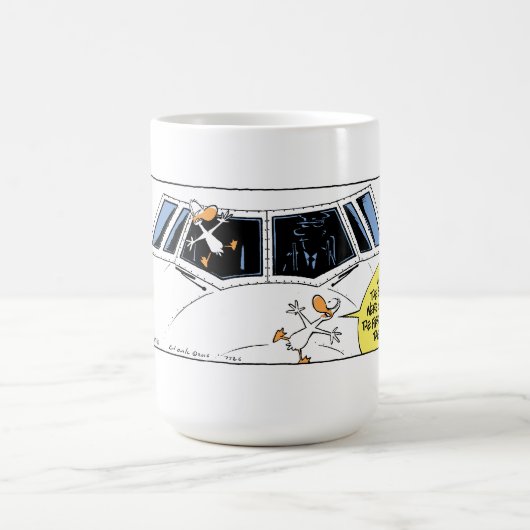 Sumpf duckt Mid Air-Zusammenstoß Kaffeetasse (Mittel)