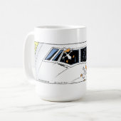 Sumpf duckt Mid Air-Zusammenstoß Kaffeetasse (Vorderseite Links)