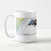 Sumpf duckt Mid Air-Zusammenstoß Kaffeetasse (Links)