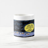 Sumpf duckt stürmisches Wetter Kaffeetasse (Mittel)