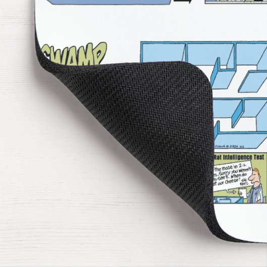 Sumpf-Dump-Ratten-Labyrinth Mousepad (Ecke)