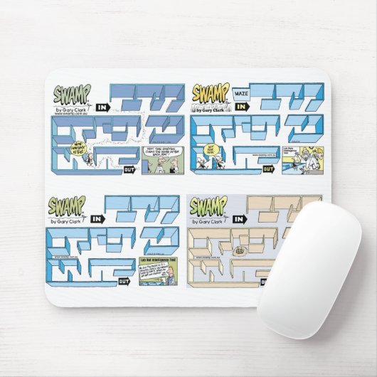 Sumpf-Dump-Ratten-Labyrinth Mousepad (Mit Mouse)