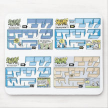 Sumpf-Dump-Ratten-Labyrinth Mousepad