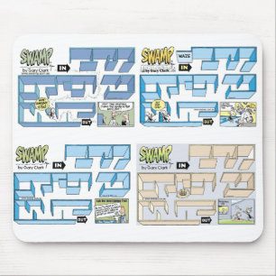 Sumpf-Dump-Ratten-Labyrinth Mousepad