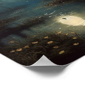 Sumpf durch Mondlicht Poster (Ecke)
