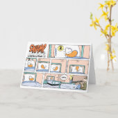 Sumpf-Ente erhalten gut bald Karte (Gelbe Blume)