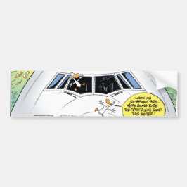 Sumpf-Enten-Flugzeug-Abbruch Autoaufkleber