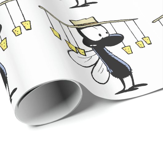 Sumpf-Fliegen-Australier-Hinterland Geschenkpapier (Rolleneckpunkt)