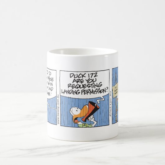 Sumpf-Flugverkehr-Kontrolle Kaffeetasse (Mittel)