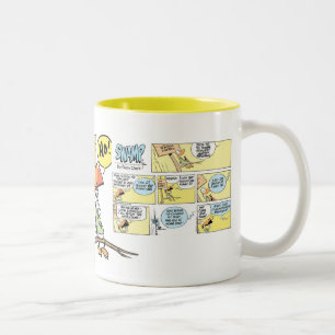Sumpf-Flugverkehr-Kontrollen-Enten-Tasse Zweifarbige Tasse
