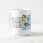 Sumpf-Flugverkehr-Kontrollen-Kaffee Kaffeetasse (Vorderseite Links)