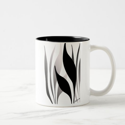 Sumpf-Gras II Zweifarbige Tasse (Rechts)