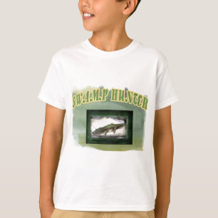 Sumpf-Jäger überlagerter Camouflage-Alligator T-Shirt