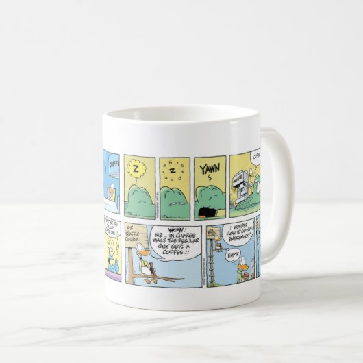 Sumpf-Kaffee-Zeit-Tasse Kaffeetasse (VorderseiteRechts)