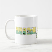 Sumpf-Krokodil-Cartoon Kaffeetasse (Links)
