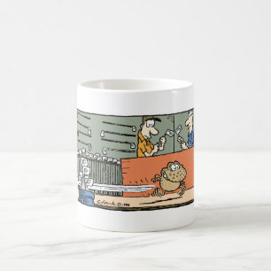 Sumpf-Kröte wagt Golf-Tasse Kaffeetasse