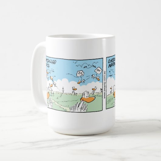 Sumpf-Luftraum-Kontrollen-Unterschiede Kaffeetasse (Vorderseite Links)