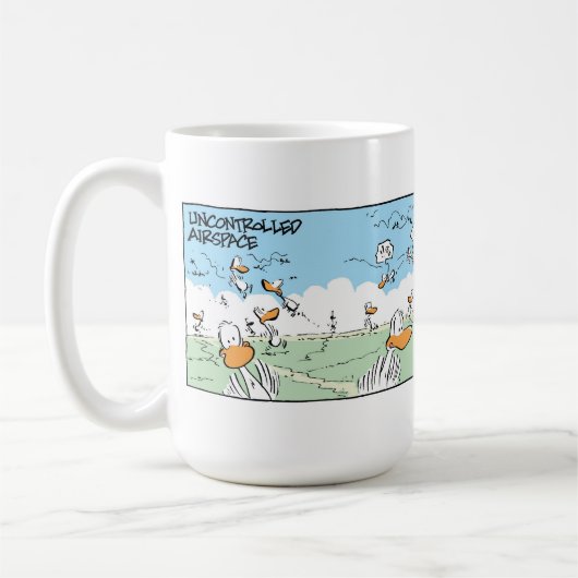 Sumpf-Luftraum-Kontrollen-Unterschiede Kaffeetasse (Links)