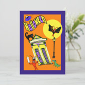 Sumpf-Monster-Keuchhuhn Einladung (Stehend Vorderseite)