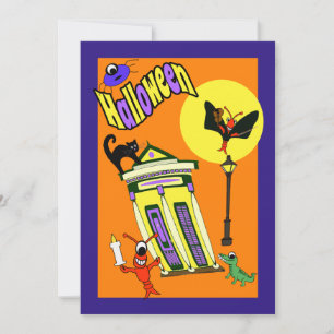 Sumpf-Monster-Keuchhuhn Einladung