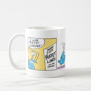 Sumpf-Panzerkrebse am Buffet Kaffeetasse
