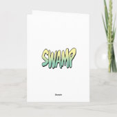 Sumpf-"Prüfungs-Zeit-" viel Glück-Karte Karte (Rückseite)