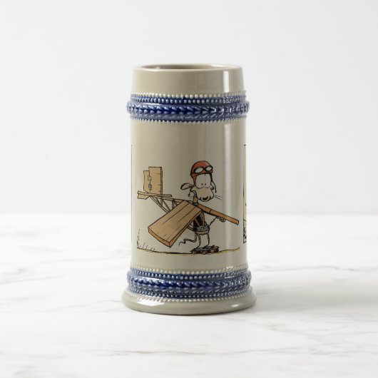 Sumpf-Ratten-Bier Stein Bierglas (Mittel)