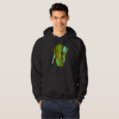 Sumpf-Schädel-Grunge Hoodie (Vorne ganz)