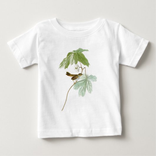 Sumpf-Spatzen-John James Audubon-Vögel von Amerika Baby T-shirt (Vorderseite)