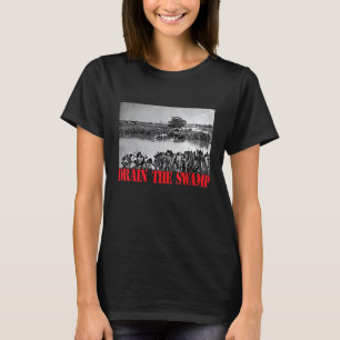 Sumpf trocken legen Capitol Kühe Vintage Druck T-Shirt