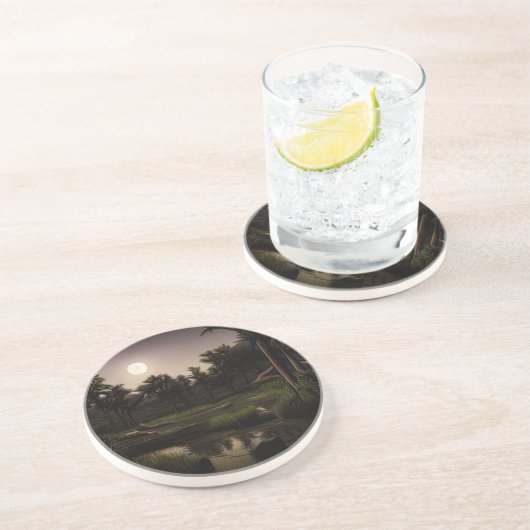 Sumpf-Untersetzer Getränkeuntersetzer (Seite)