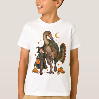 Sumpf-Zauberer & Deinocheirus Halloween T-Shirt