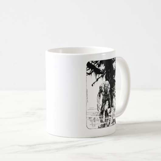 Sumpf-Zombie-Tassen Kaffeetasse (VorderseiteRechts)