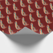 Sumpfboot Geschenkpapier (Ecke)