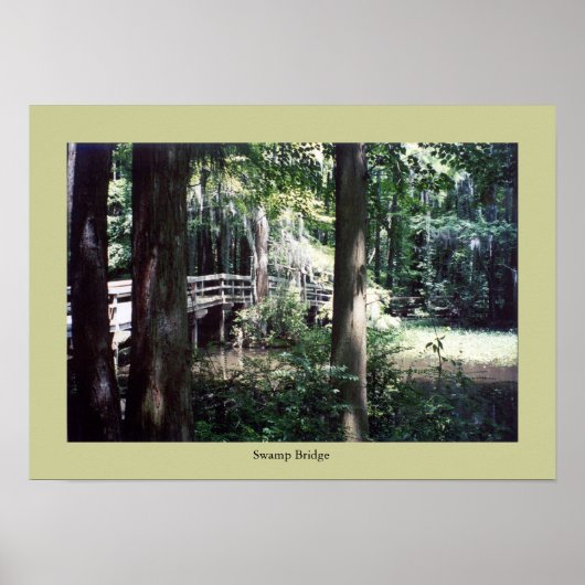 Sumpfbrücke Poster (Vorne)