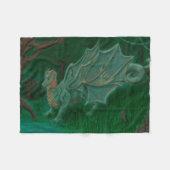 Sumpfdrache Fleecedecke (Vorderseite (Horizontal))