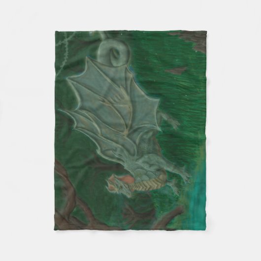 Sumpfdrache Fleecedecke (Vorderseite)